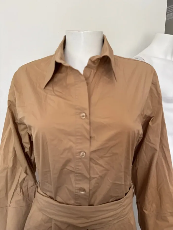 Robe, chemise, femme mango - photo numéro 4