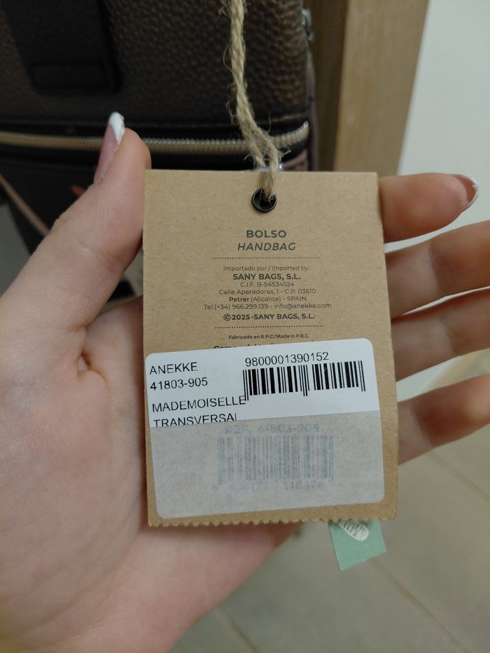 Sac en bandoulière - Anekke - Ton corail, brun , rose. - photo numéro 4