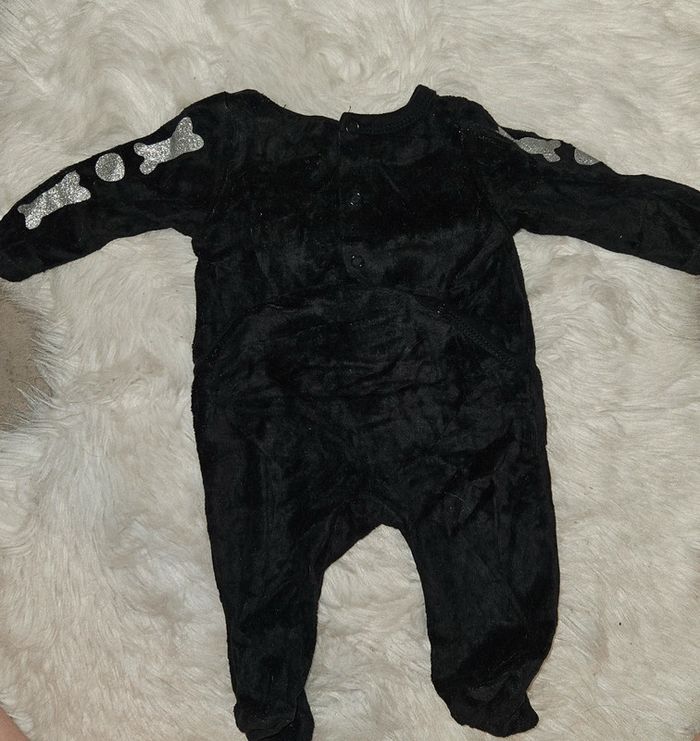 Pyjama bébé In Extenso – Halloween (1 mois / 56 cm) - photo numéro 2