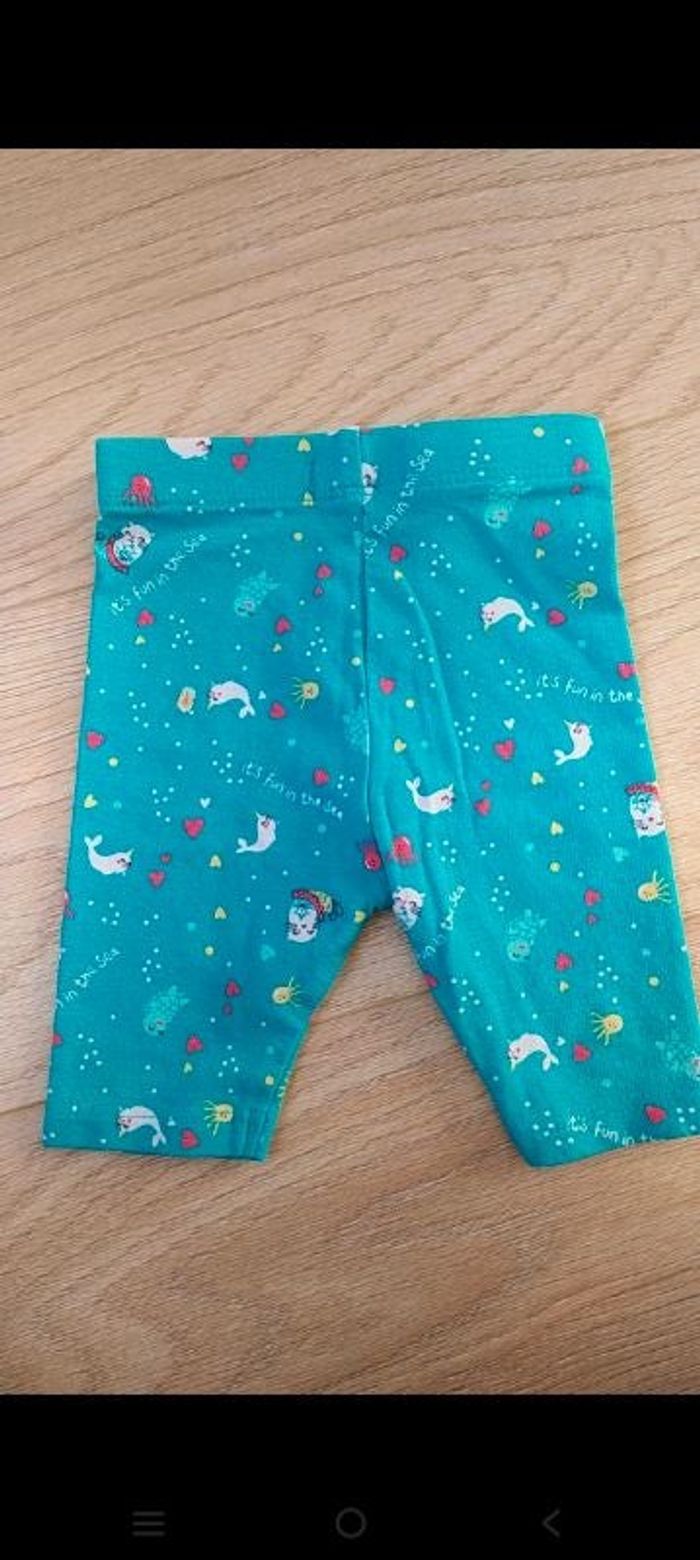 Lot 2 pantacourt legging