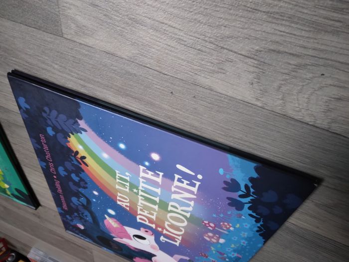 lot 2 livres au lit petit(e) licorne / dinosaure - photo numéro 5