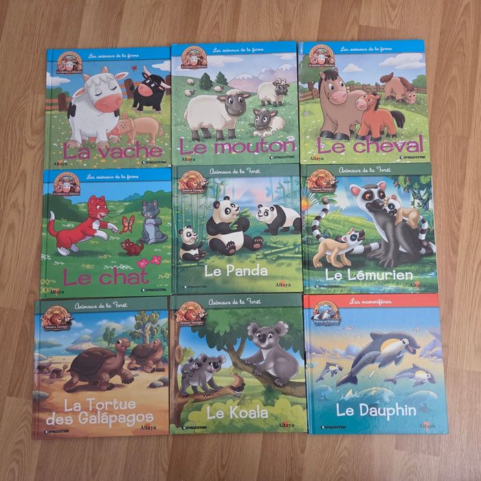 Livre enfant atlas les animaux documentaire lot ou unité