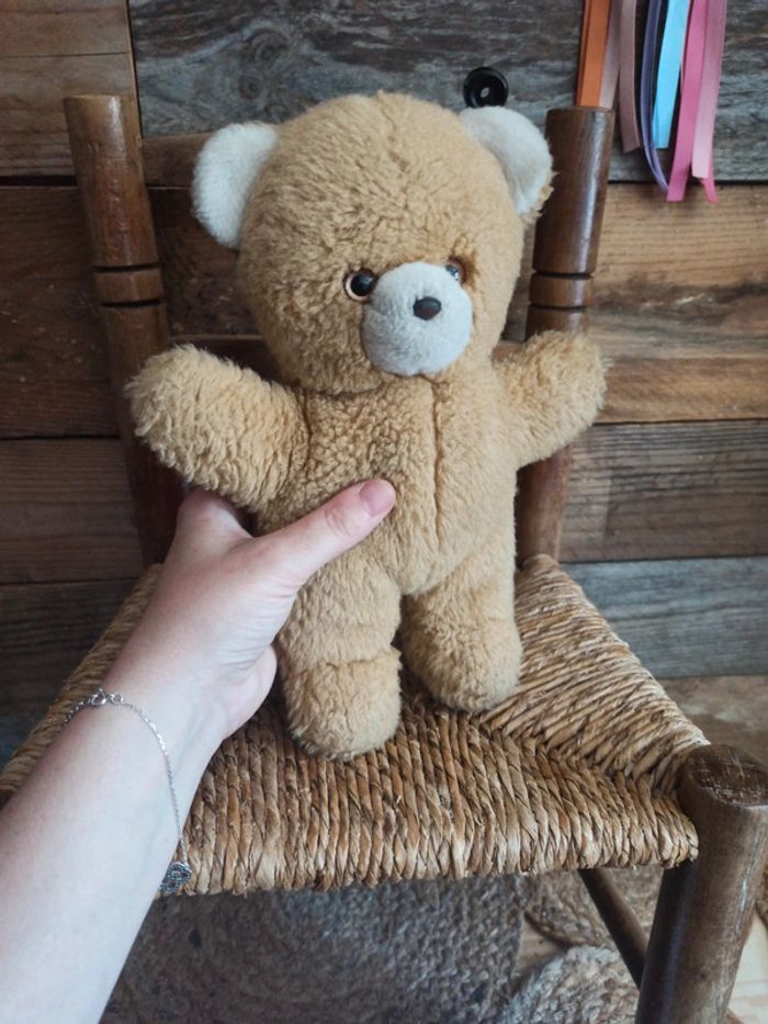 Peluche ours vintage Nounours tbe - photo numéro 4