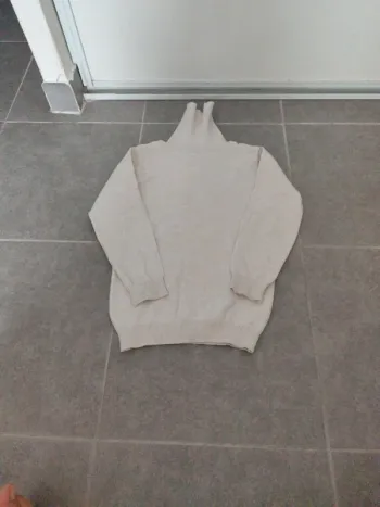 Pull col roulé