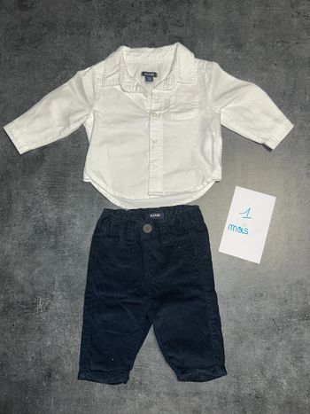 Ensemble bébé chemise