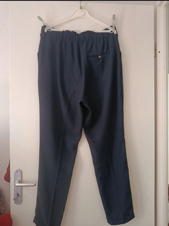 Pantalon à pinces classe casual droit confortable elastique - photo numéro 2