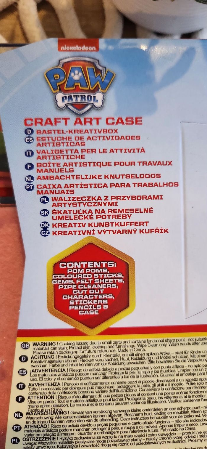 Boite loisirs créatifs Pat Patrouille Bleu Neuf - photo numéro 6