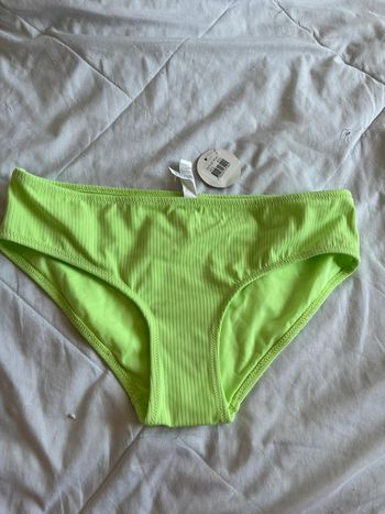 Bas de maillot de bain de bikini vert fluo penti taille M/38 neuf