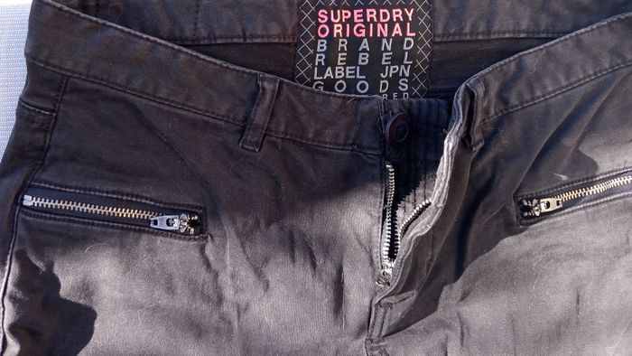 Jeans Superdry noir clair - photo numéro 6
