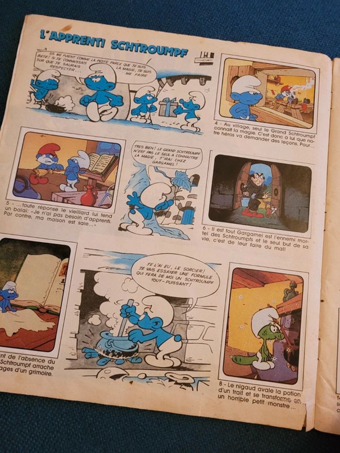 Album Panini ancien complet Les Schtroumpfs livre stickers autocollants collection - photo numéro 4
