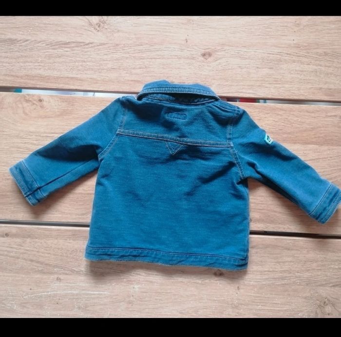 Veste type jean 6 mois - photo numéro 3