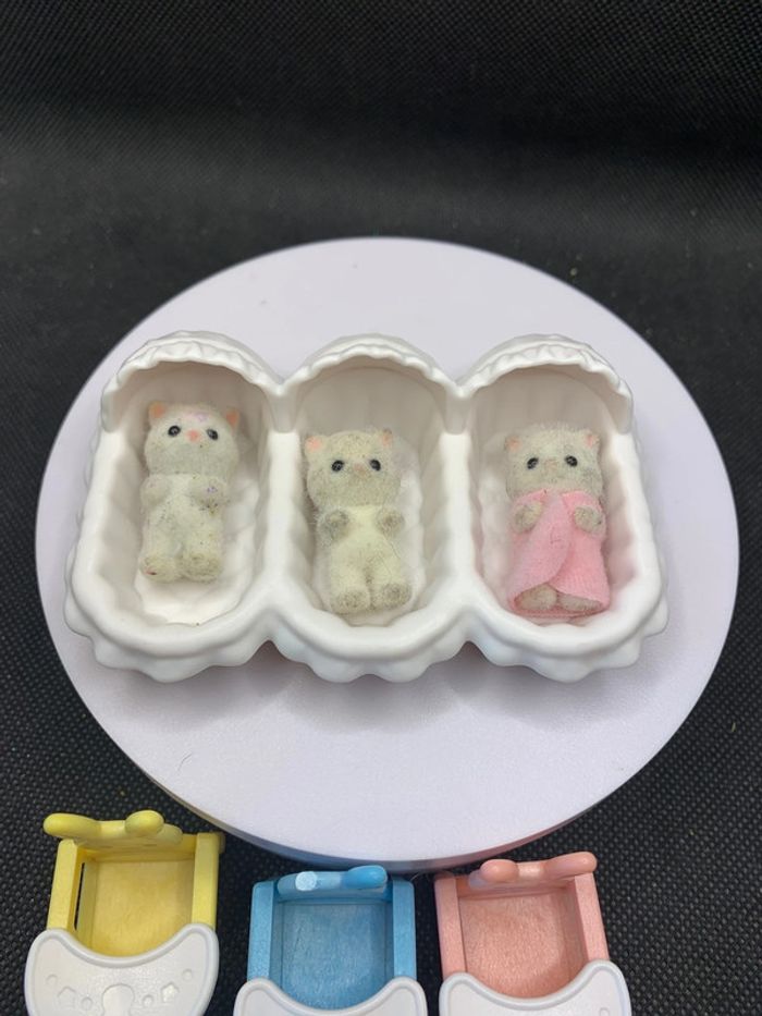 Les triples bébés chat Sylvanian - photo numéro 3