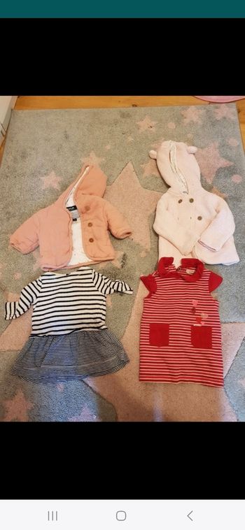 Lot vêtements 3/6mois
