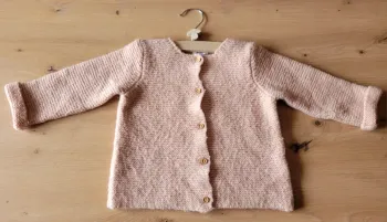 Gilet rose - 18 mois