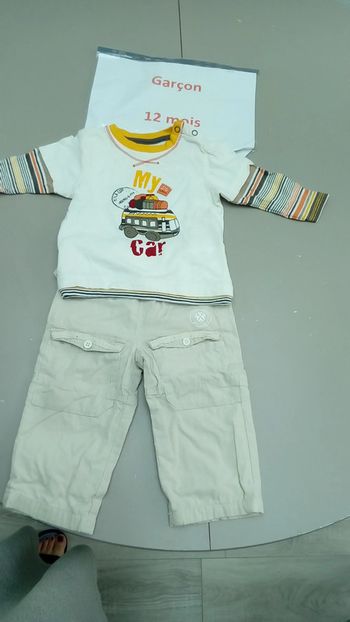 Ensemble t.shirt mc et pantalon