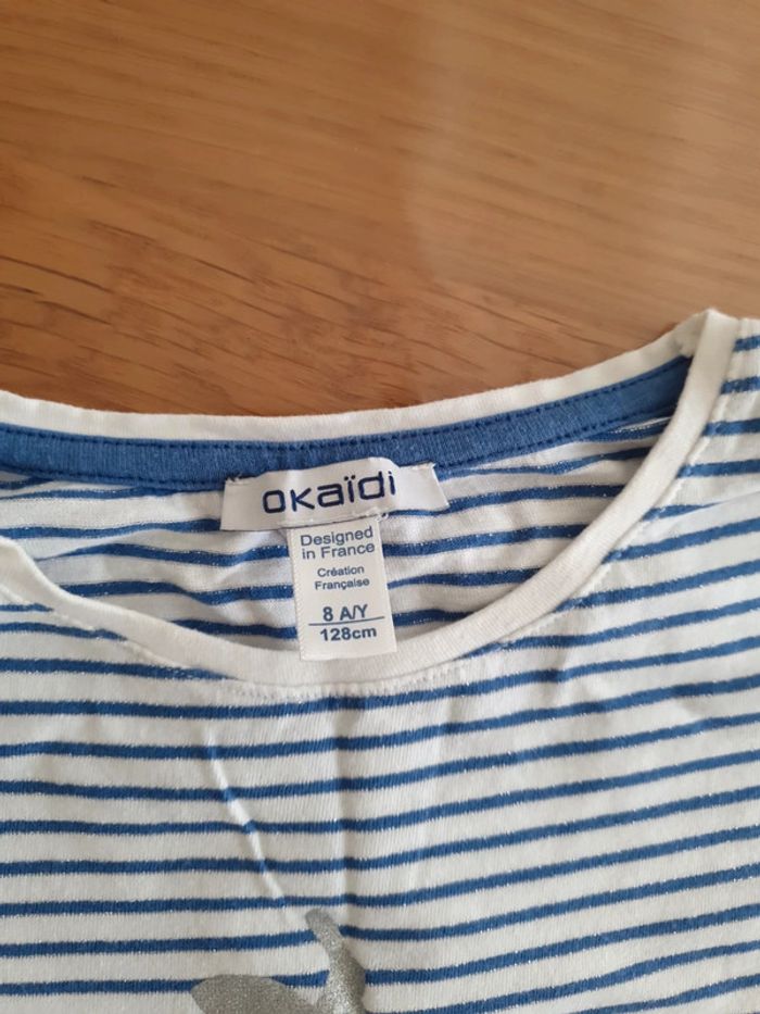 Robe En Jean Okaïdi - Taille 10/12 Ans - Bleu - Occasion En Très Bon état