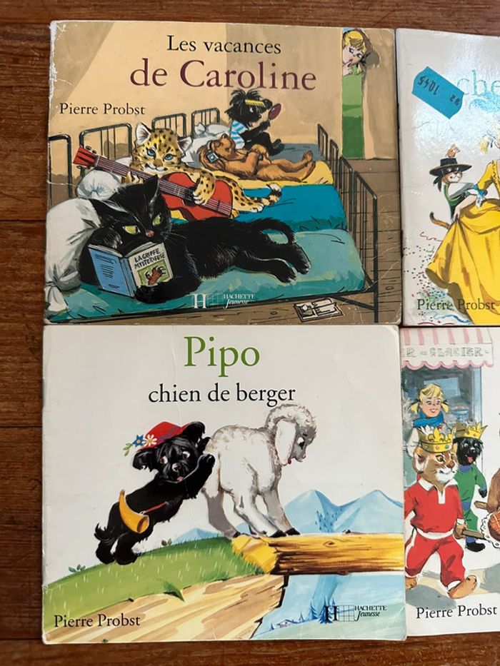 Lot de 4 livres anciens vintage Caroline Pierre Probst Hachette Jeunesse Pouf Noiraud - photo numéro 3