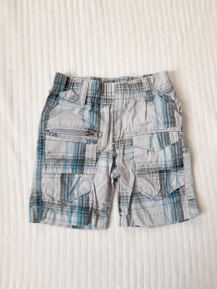 Short à carreaux 6 mois