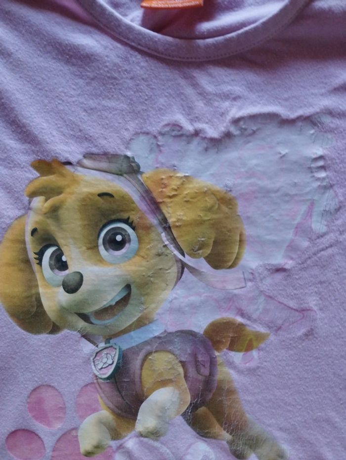 T-shirt pat'patrouille taille 5ans - photo numéro 2