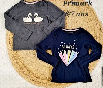 Lot de 4 hauts 6/7 ans