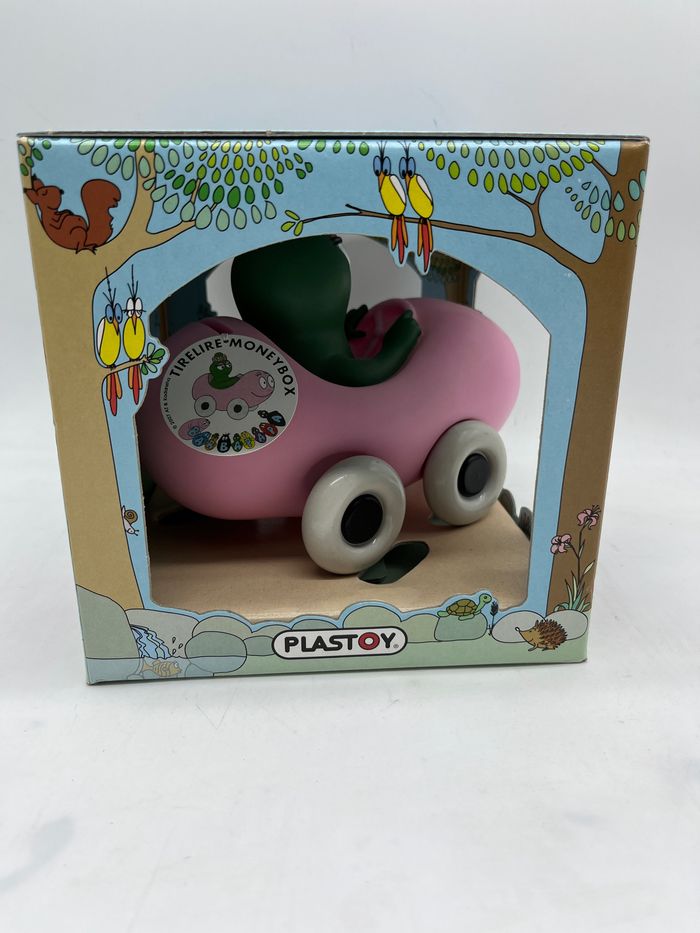 Coffret Tirelire Barbapapa modèle voiture Neuf Plastoy - photo numéro 3