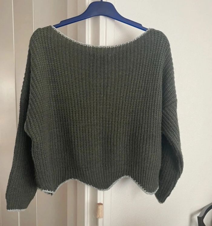 Pull court contenant de la laine Nina Kendosa - photo numéro 3