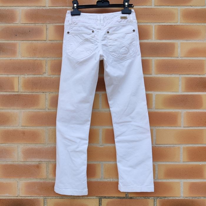 Pantalon blanc coupe droite fille 8 ans Kiabi - photo numéro 2