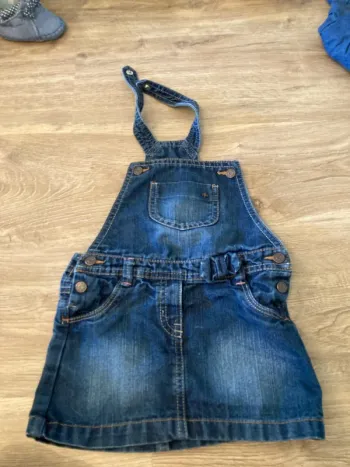 Robe salopette jean 18 mois