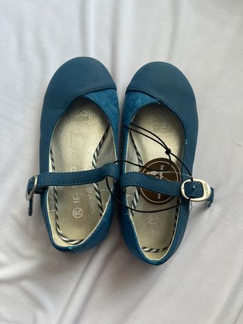 Ballerine bleue taille26 neuve fille marque Okaïdi