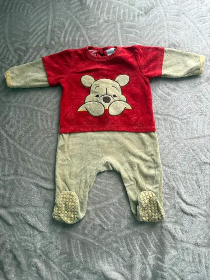Lot 2 pyjamas velours Winnie l’Ourson - photo numéro 5