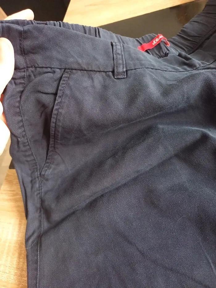 Pantalon en toile bleu marine L/XL - photo numéro 11
