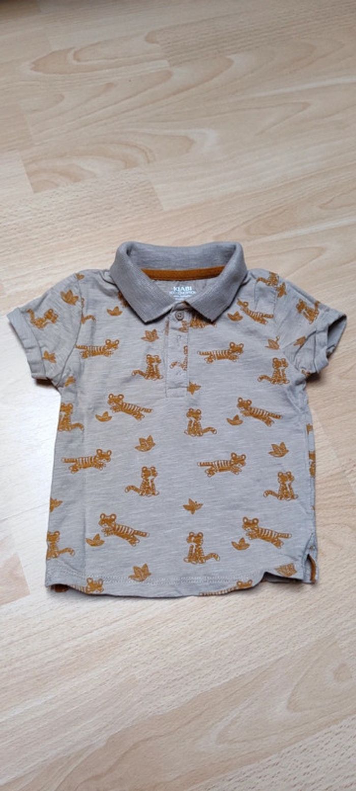 Polo beige 12 mois