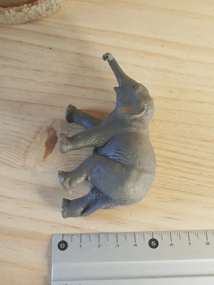 PAPO éléphanteau d'Asie Figurine Animal de la savane - photo numéro 6