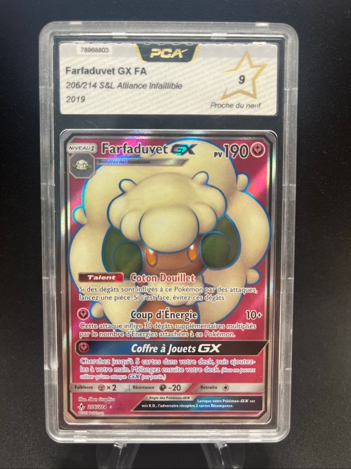 Carte Pokémon Farfaduvet GX 206/214 PCA 9