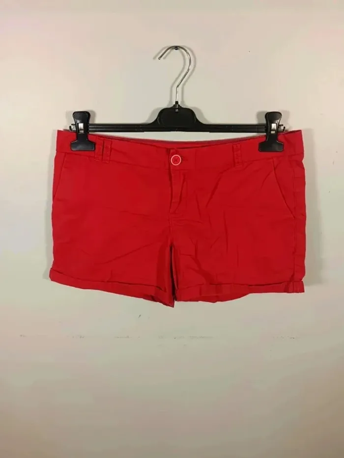 C9 short rouge camaïeu 36