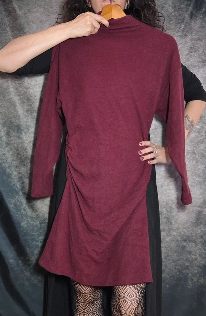 Robe bordeaux douce