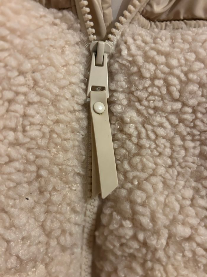 Doudoune polaire femme beige - photo numéro 3