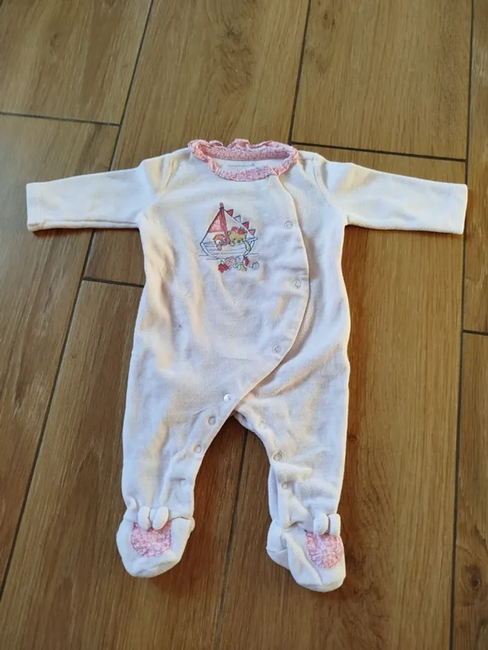 Lot de 8 pyjamas chauds bébé 3 mois fille - photo numéro 7