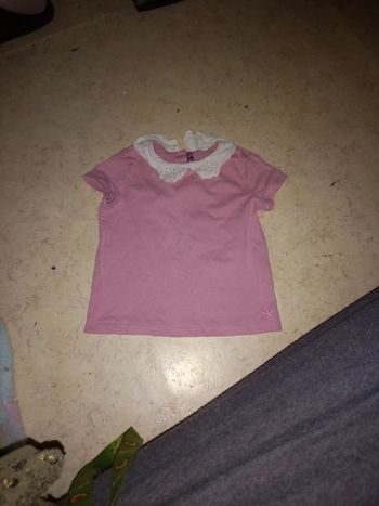 Tee-shirt à col sergent major 4 ans