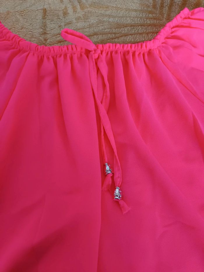 Top rose fluo - photo numéro 3