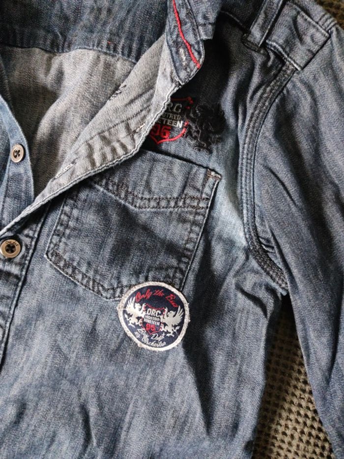 Belle chemise en jean Orchestra 8 ans 🤩 - photo numéro 3