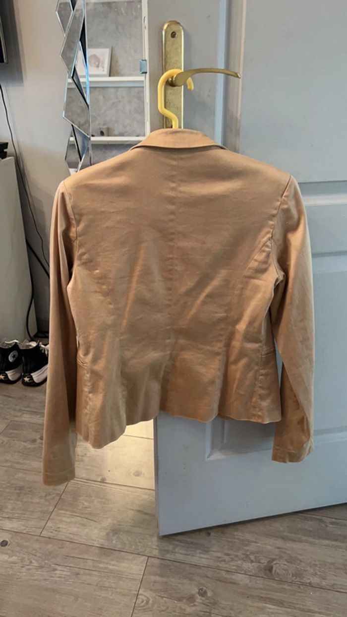 Veste de blazer beige - photo numéro 3
