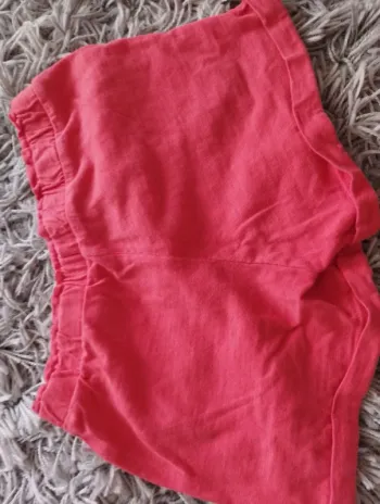 Short court orange corail 5 ans