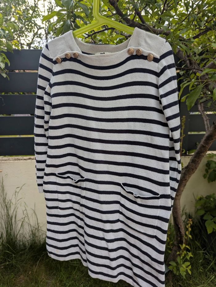 Robe marinière Cyrillus 8 ans