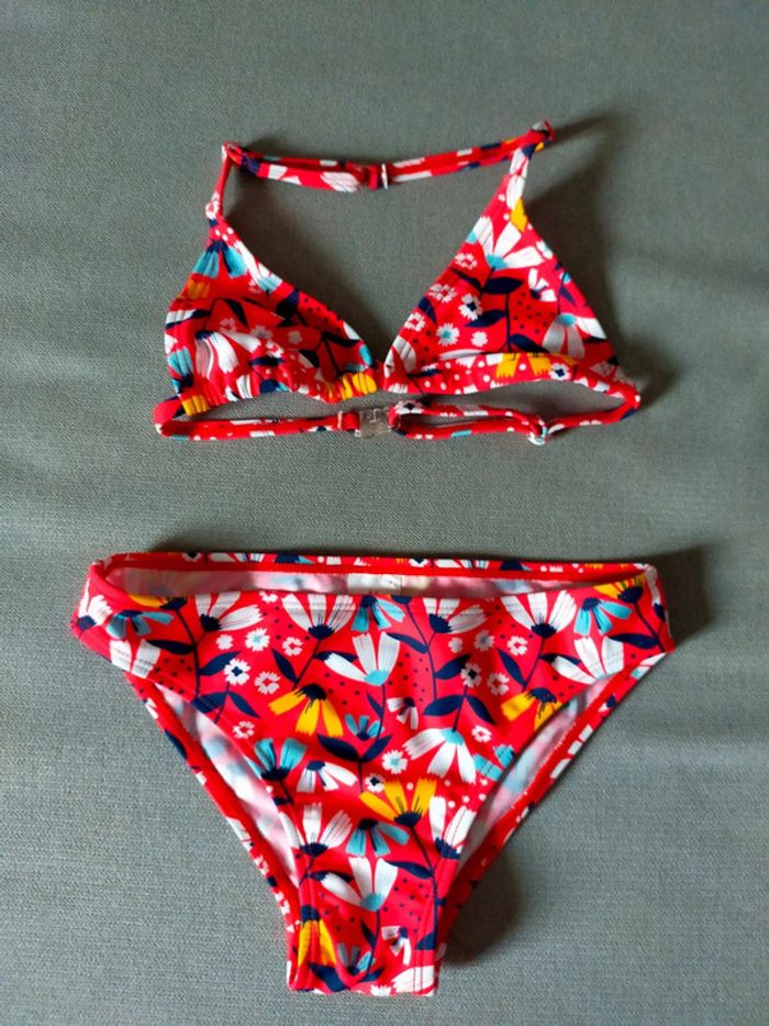 Bikini fleuri rouge – 5 exemplaires – Neuf avec étiquette - photo numéro 5