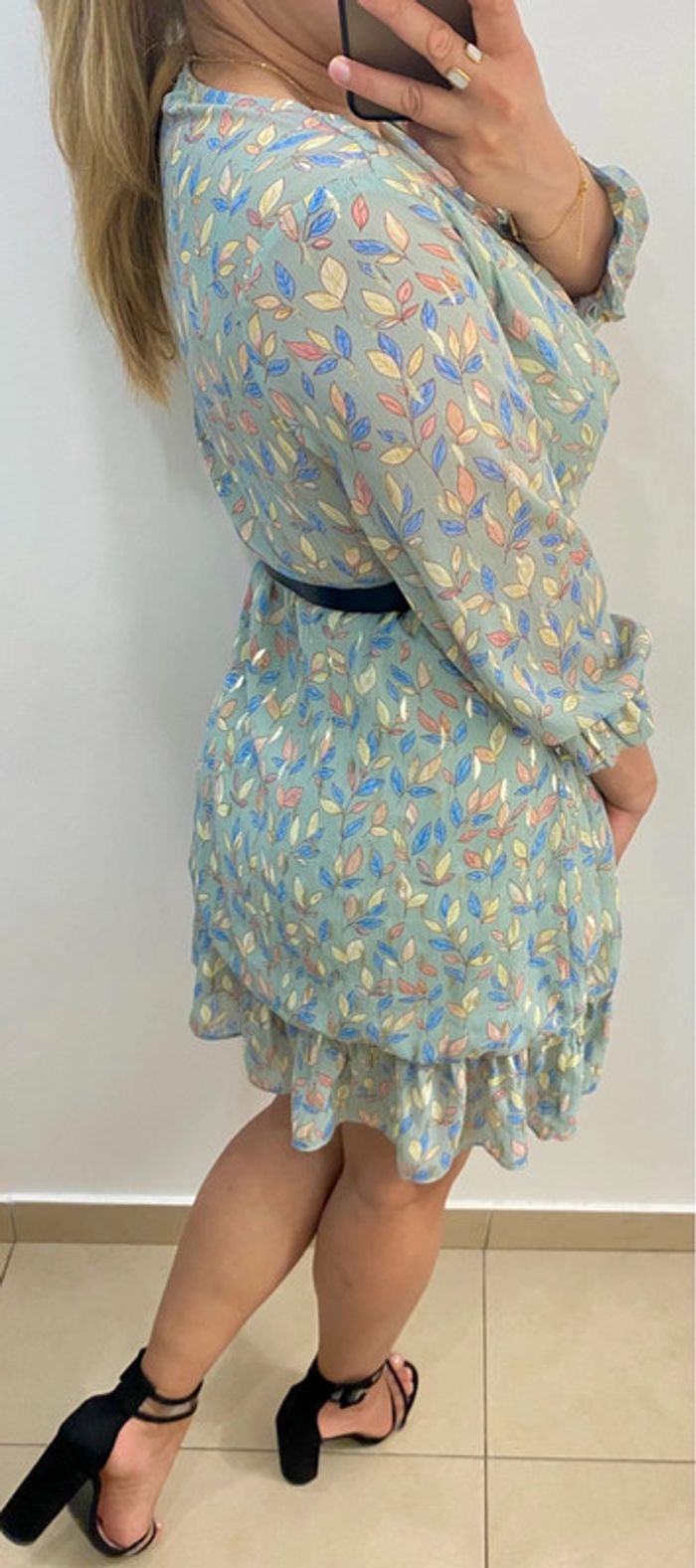 Robe courte imprimée taille S-M - photo numéro 6