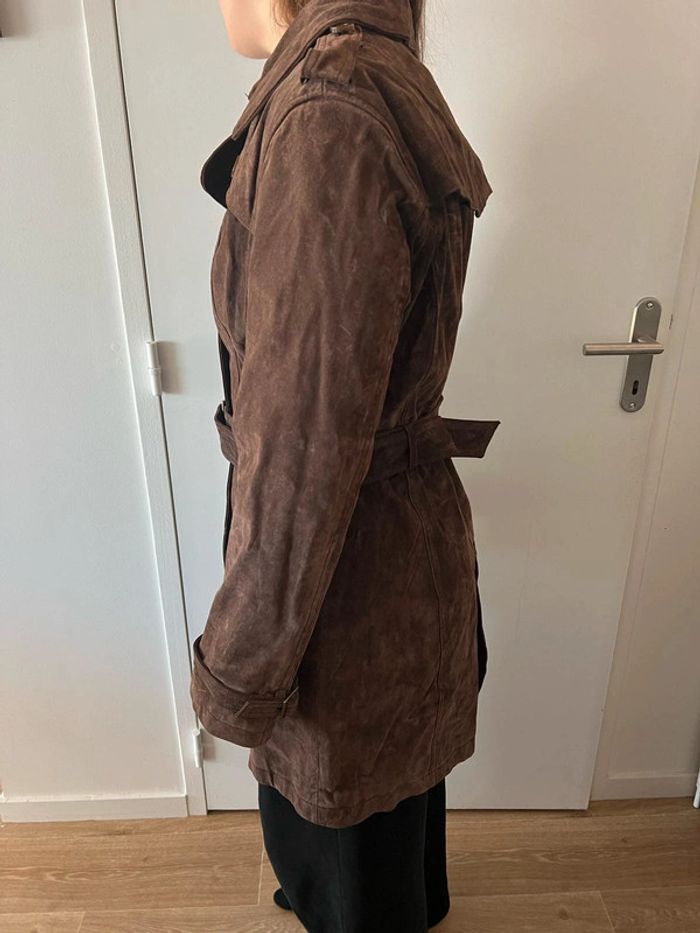Trench cuir Naf Naf - photo numéro 4