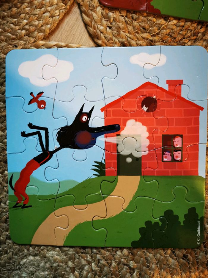 Ma p'tite malette puzzle et livre - photo numéro 3