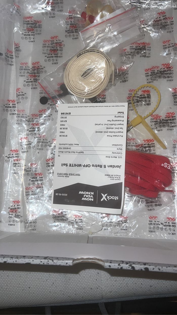 Jordan 5 Off White - photo numéro 3