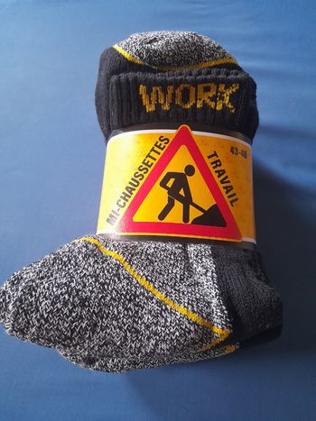 Lot de 5 paires de chaussettes basses, taille 43-46